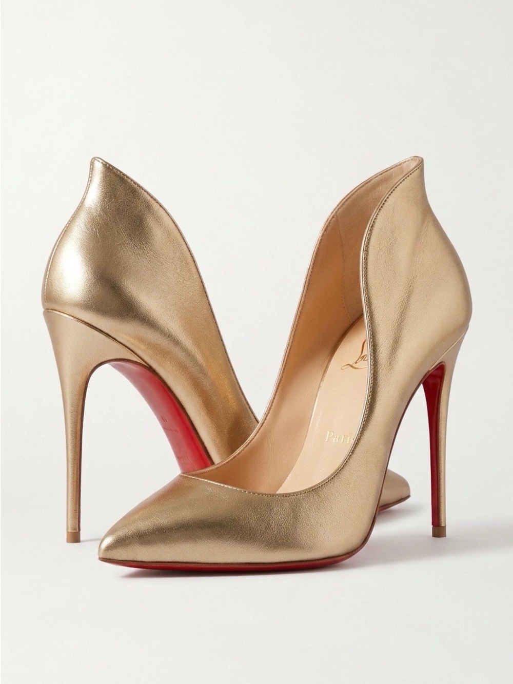 Christian Louboutin Mea Culpa Metallic Gold - RARE 2014 Limited Collection